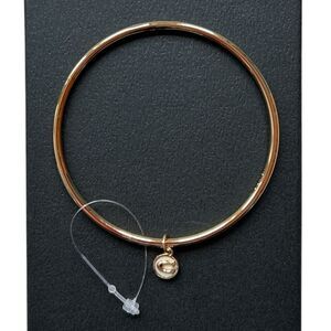 Coach Bangle Bracelet with "C" Charm NWOT